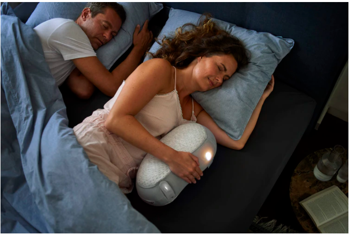 a couple sleeping